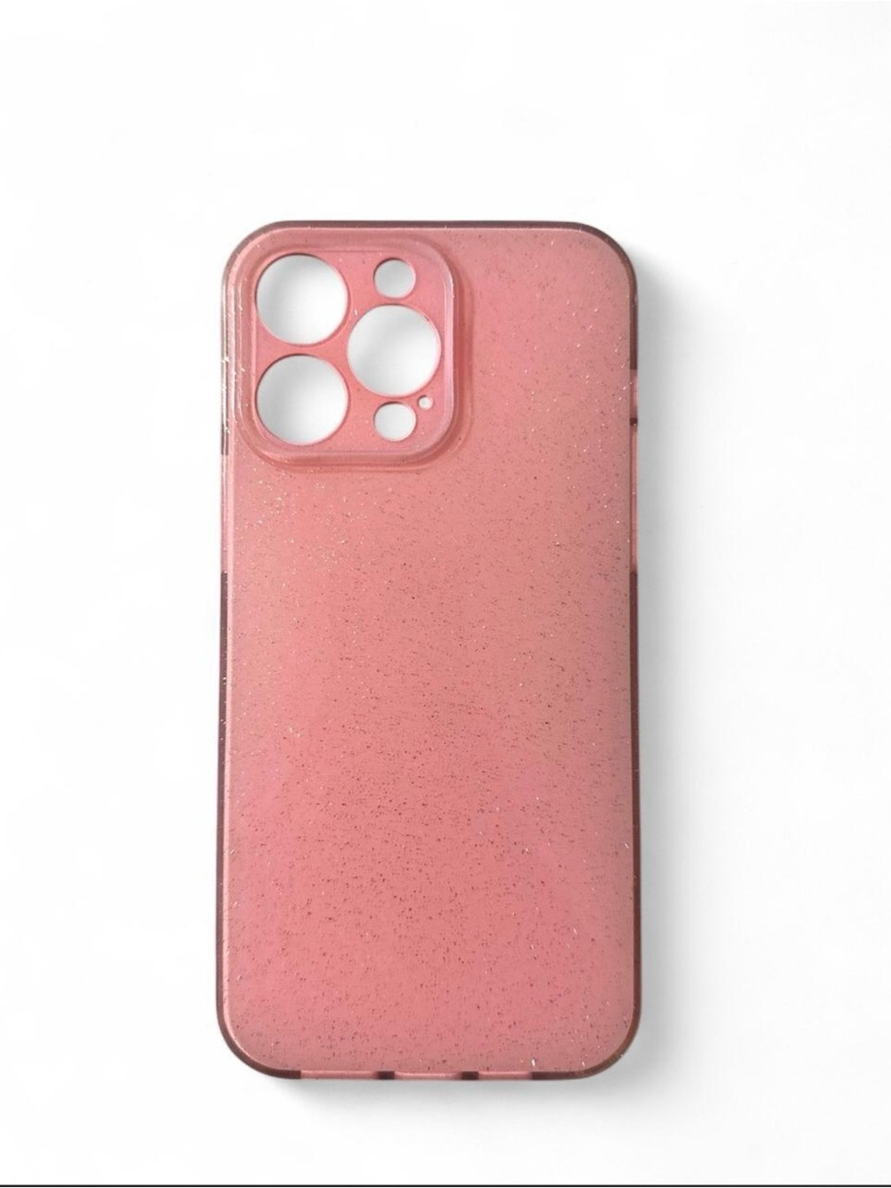 Glittery Pink Phone Case (iPhone 14 Pro Max)
